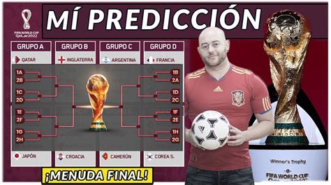 Predicción para el campeón mundial de fútbol.